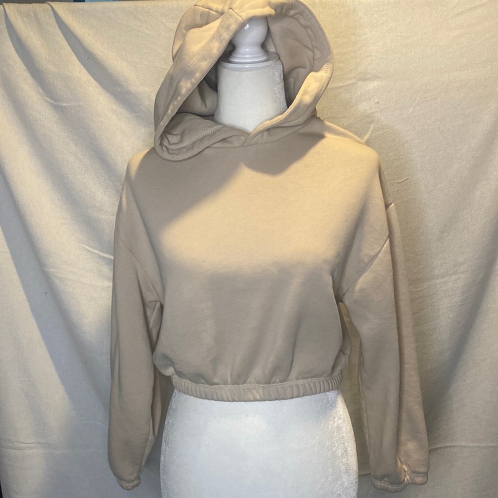 Tan Cropped Zara Sweater